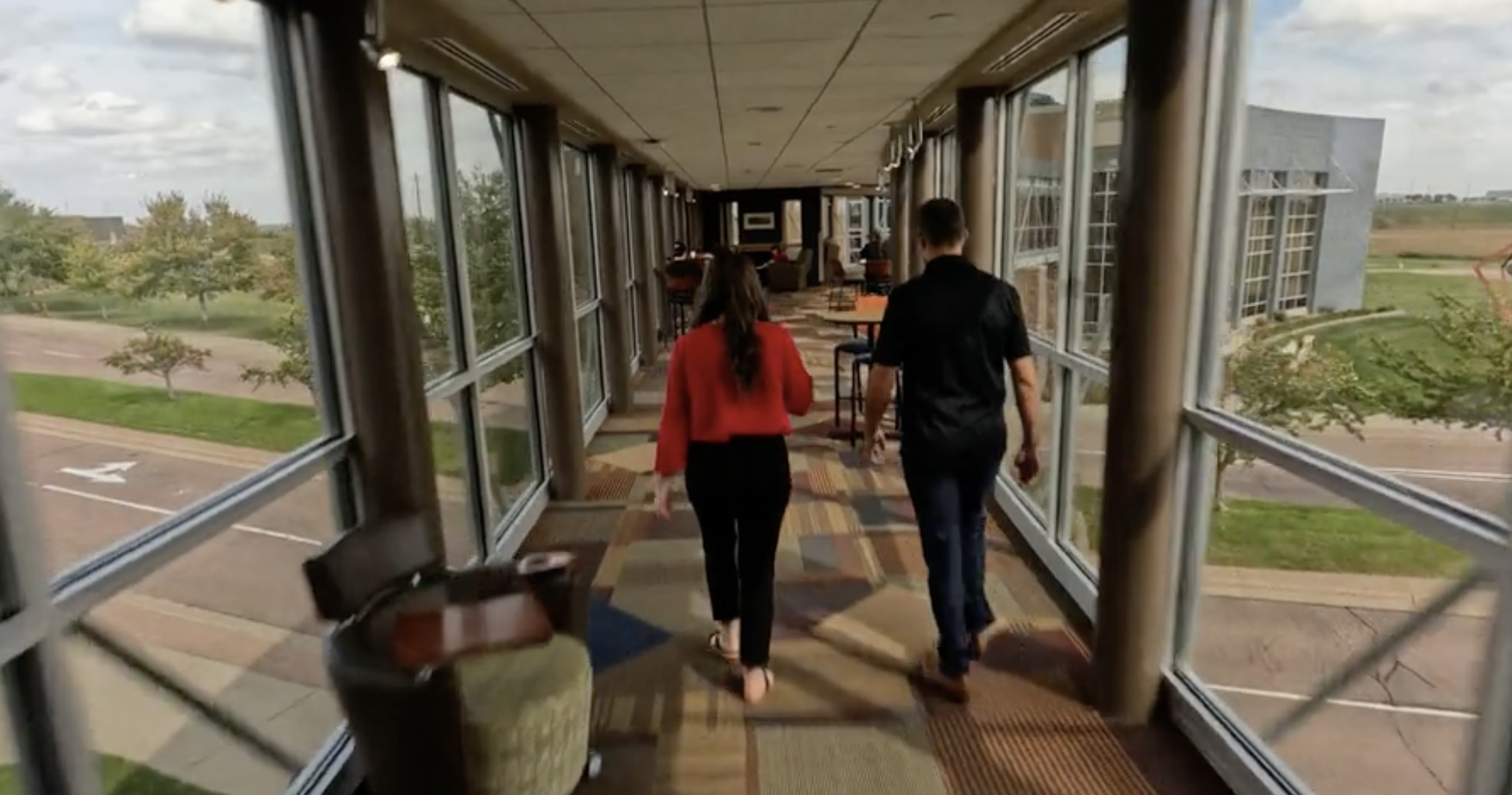 FPV drone shot of real estate property